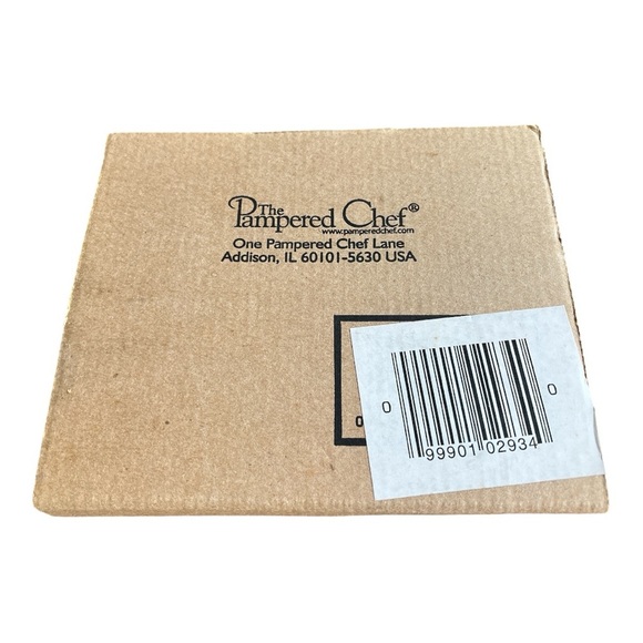 1997 Four Seasons The Pampered Chef Tan Heart Bakeware - Picture 4 of 4